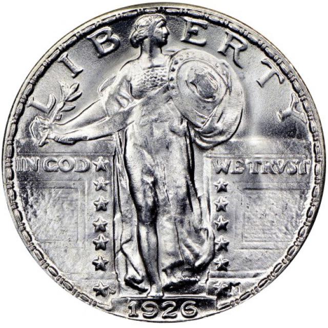 Монета Standing Liberty Quarter, ¼ долара 1926, США, США
