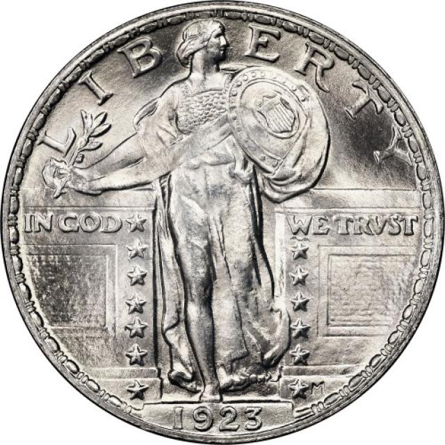 Монета Standing Liberty Quarter, ¼ долара 1923, США, США