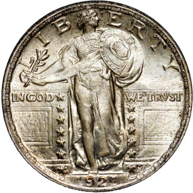 Монета Standing Liberty Quarter, ¼ долара 1921, США, США