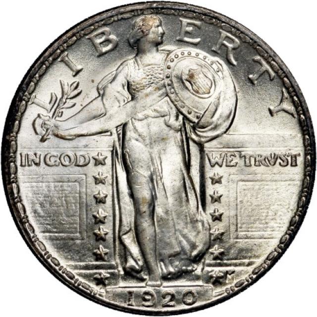 Монета Standing Liberty Quarter, ¼ долара 1920, США, США