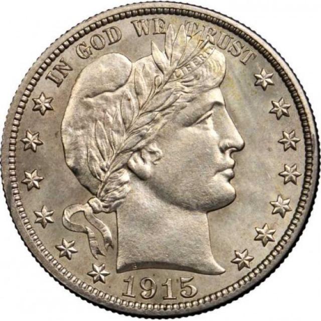 Монета Barber Half Dollar, ½ долара 1915, США, США