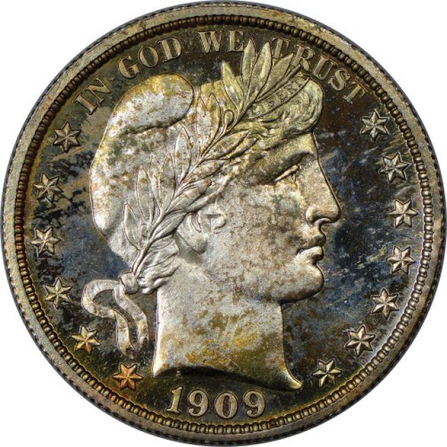 Монета Barber Half Dollar, ½ долара 1909, США, США