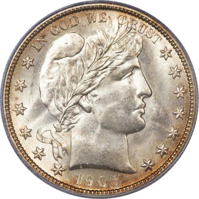 Монета Barber Half Dollar, ½ долара 1905, США, США