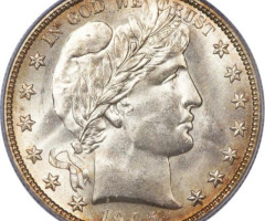 Монета Barber Half Dollar, ½ долара 1905, США, США