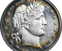 Монета Barber Half Dollar, ½ долара 1901, США, США