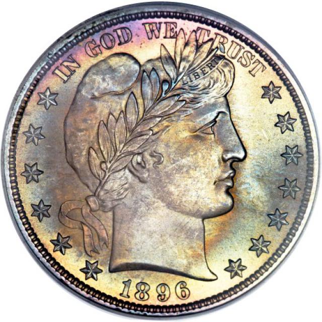 Монета Barber Half Dollar, ½ долара 1896, США, США