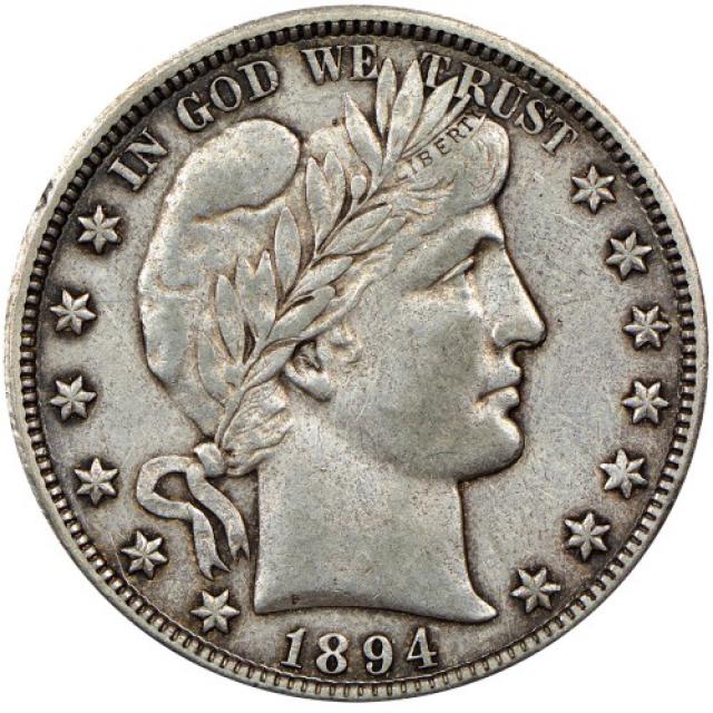 Монета Barber Half Dollar, ½ долара 1894, США, США