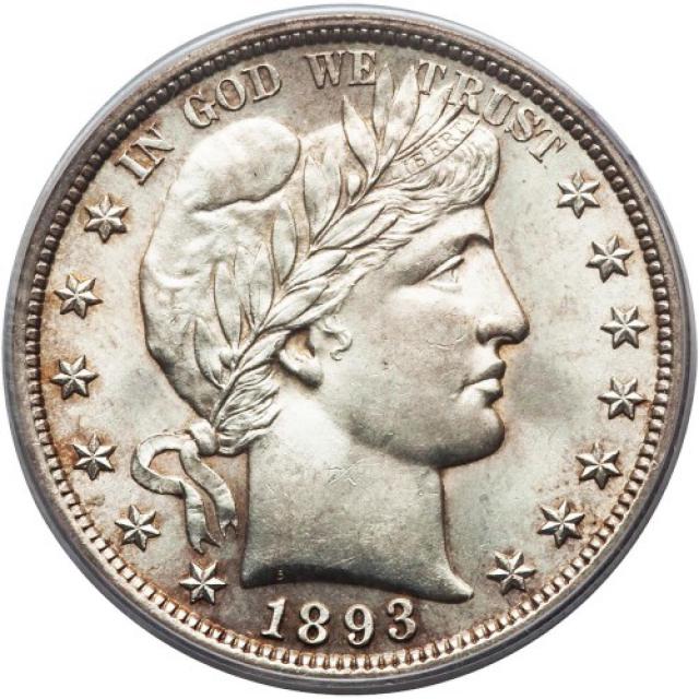 Монета Barber Half Dollar, ½ долара 1893, США, США