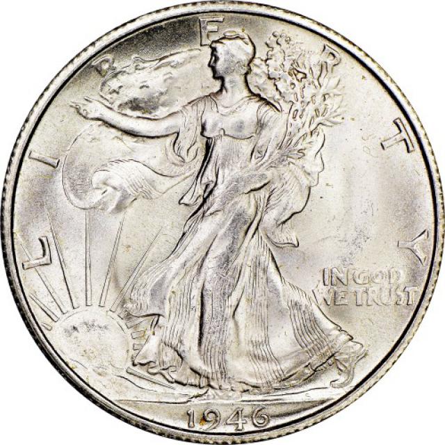 Монета Walking Liberty Half Dollar, ½ долара 1946, США, США