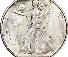 Монета Walking Liberty Half Dollar, ½ долара 1946, США, США