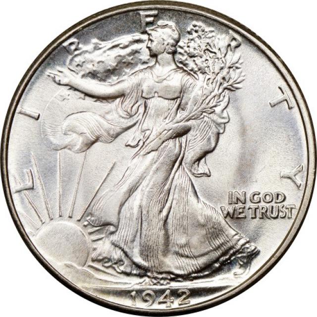Монета Walking Liberty Half Dollar, ½ долара 1942, США, США