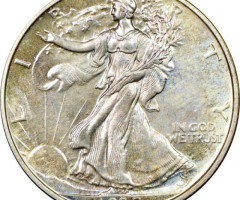 Монета Walking Liberty Half Dollar, ½ долара 1938, США, США