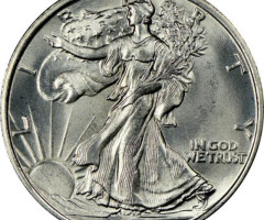 Монета Walking Liberty Half Dollar, ½ долара 1935, США, США