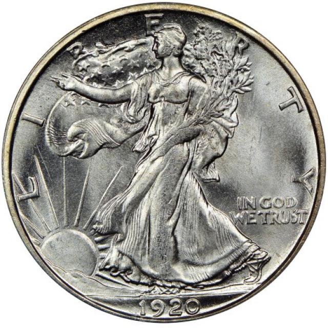 Монета Walking Liberty Half Dollar, ½ долара 1920, США, США