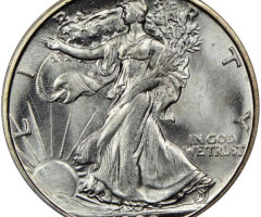 Монета Walking Liberty Half Dollar, ½ долара 1920, США, США