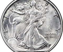 Монета Walking Liberty Half Dollar, ½ долара 1917, США, США