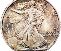 Монета Walking Liberty Half Dollar, ½ долара 1916, США, США