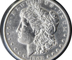 Монета Доллар Моргана, 1 долар 1902, США, США