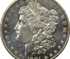 Монета Доллар Моргана, 1 долар 1901, США, США
