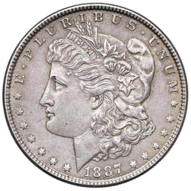 Монета Доллар Моргана, 1 долар 1887, США, США
