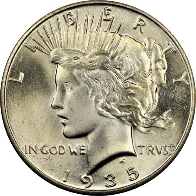 Монета Peace Dollar, 1 долар 1935, США, США