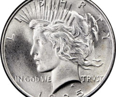 Монета Peace Dollar, 1 долар 1925, США, США