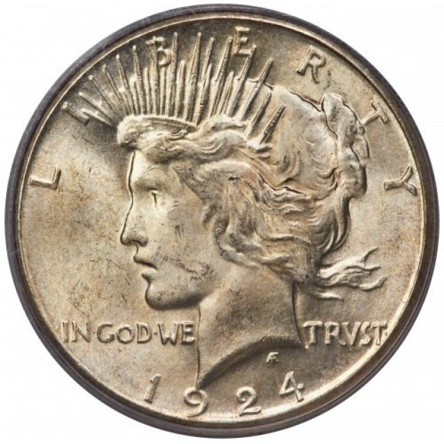 Монета Peace Dollar, 1 долар 1924, США, США