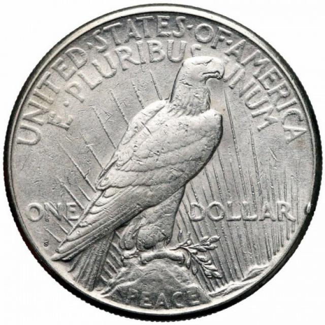 Монета Peace Dollar, 1 долар 1923, США, США