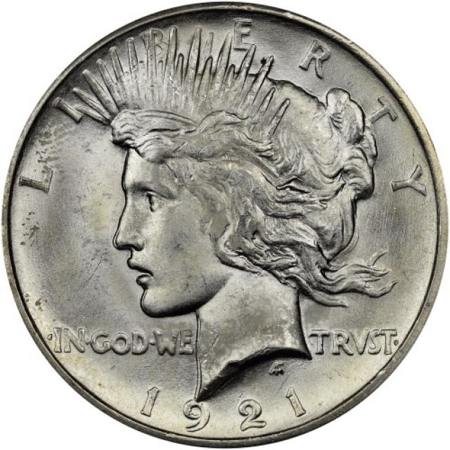 Монета Peace Dollar, 1 долар 1921, США, США