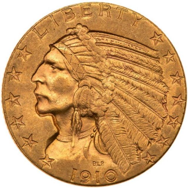 Монета Голова індіанця, 5 доларів 1910, США, США