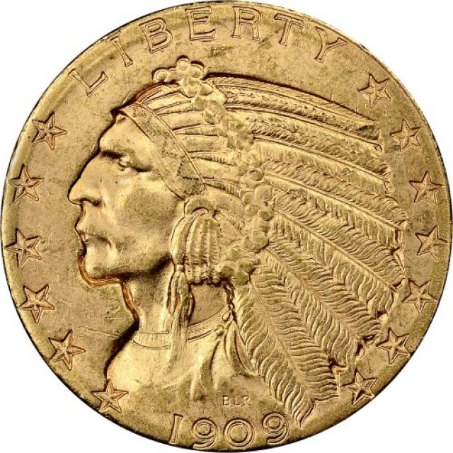 Монета Голова індіанця, 5 доларів 1909, США, США