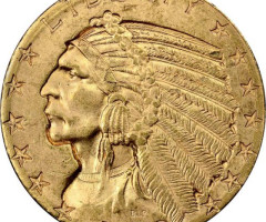 Монета Голова індіанця, 5 доларів 1909, США, США
