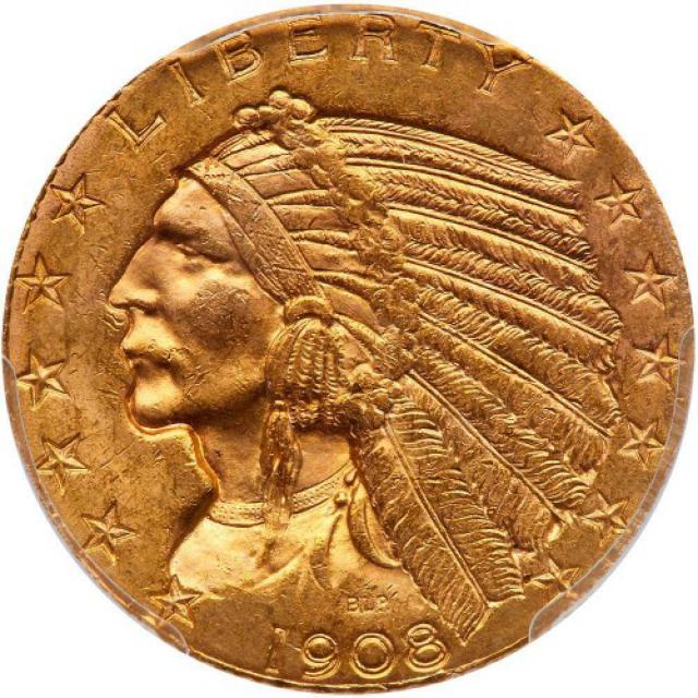 Монета Голова індіанця, 5 доларів 1908, США, США