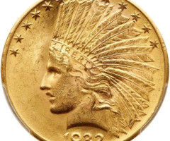 Монета Орел, 10 доларів 1932, США, США