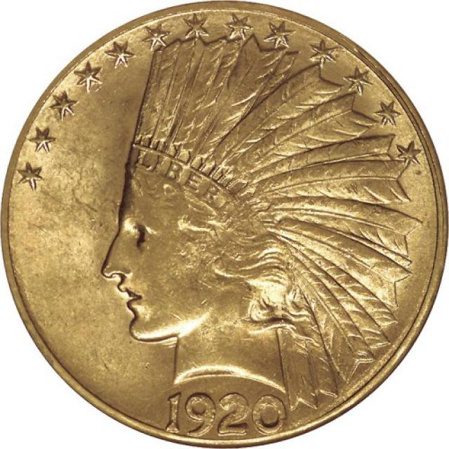 Монета Орел, 10 доларів 1920, США, США