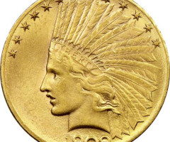 Монета Орел, 10 доларів 1909, США, США