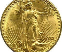 Монета Подвійний орел, 20 доларів 1933, США, США