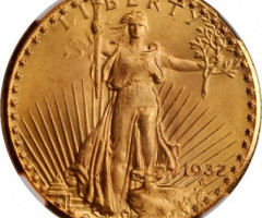 Монета Подвійний орел, 20 доларів 1932, США, США