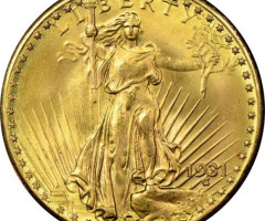 Монета Подвійний орел, 20 доларів 1931, США, США
