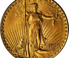 Монета Подвійний орел, 20 доларів 1929, США, США