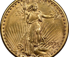 Монета Подвійний орел, 20 доларів 1925, США, США