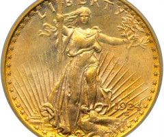 Монета Подвійний орел, 20 доларів 1924, США, США