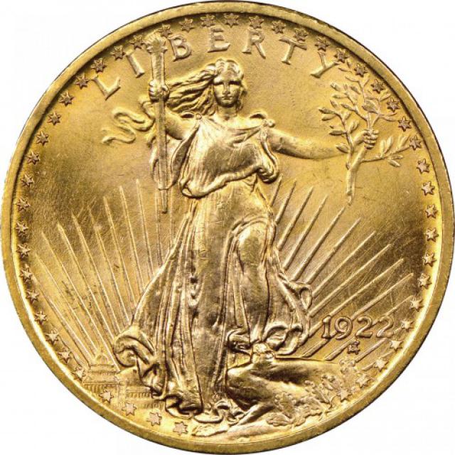 Монета Подвійний орел, 20 доларів 1922, США, США