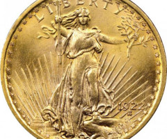 Монета Подвійний орел, 20 доларів 1922, США, США