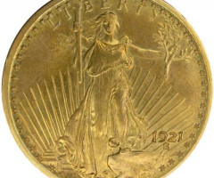 Монета Подвійний орел, 20 доларів 1921, США, США