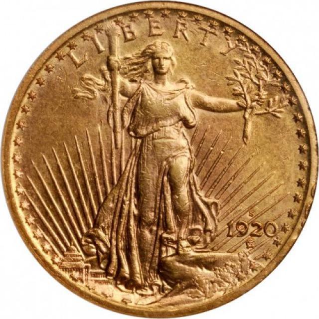 Монета Подвійний орел, 20 доларів 1920, США, США