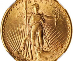 Монета Подвійний орел, 20 доларів 1915, США, США