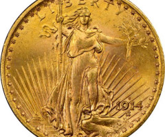 Монета Подвійний орел, 20 доларів 1914, США, США