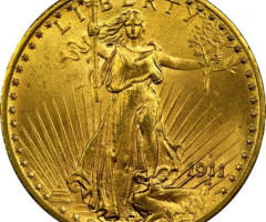 Монета Подвійний орел, 20 доларів 1911, США, США