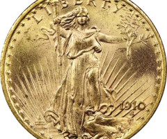 Монета Подвійний орел, 20 доларів 1910, США, США
